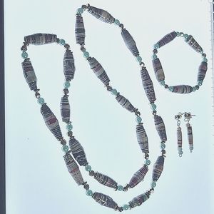 neckless, brastet, earing